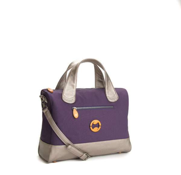 crossbody messenger bag with vegan leather