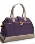 organic cotton travel bag in indigo