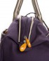 organic baby bag in purple