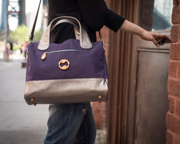 vegan satchel and eco friendly handbag