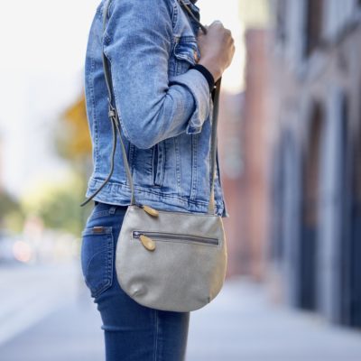 Vegan leather crossbody bag Pelechecoco Brown in Vegan leather