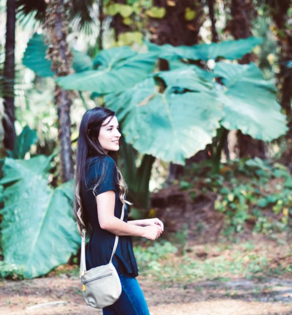 vegan designer bag in gold metallic cruelty-free leather