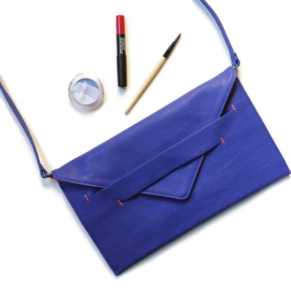 vegan leather bag and travel wallet