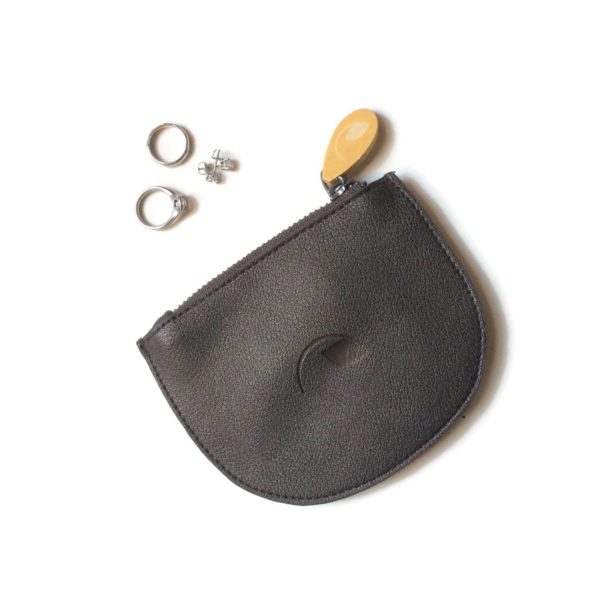 eco friendly purse and coin pouch, vegan leather