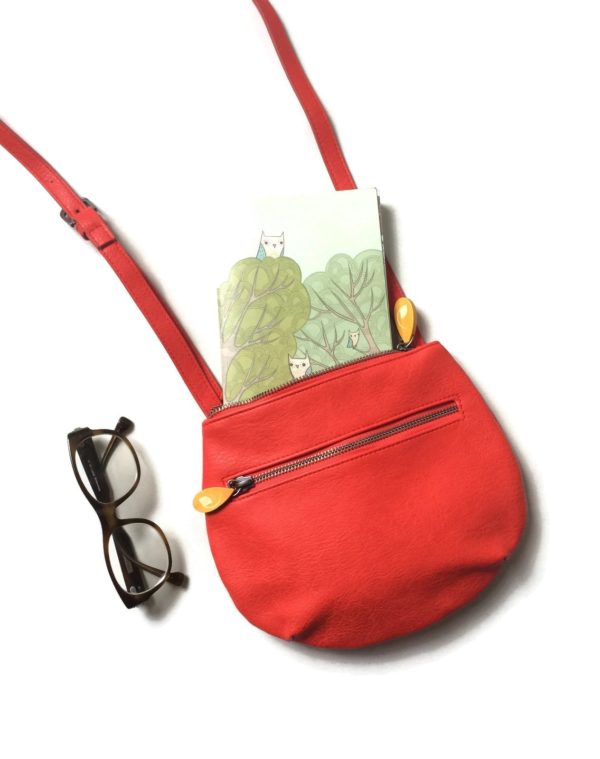 vegan leather crossbody bag & eco-friendly purse