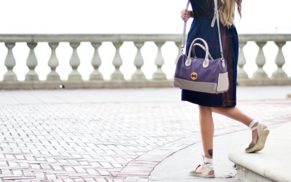 vegan designer bag with eco-friendly organic cotton