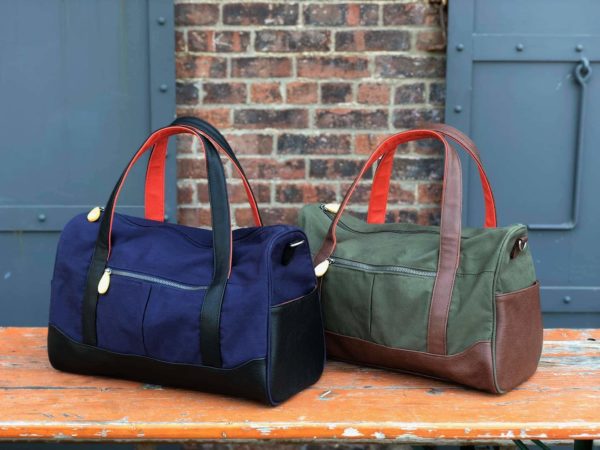weekenders and travel bags for men, vegan leather