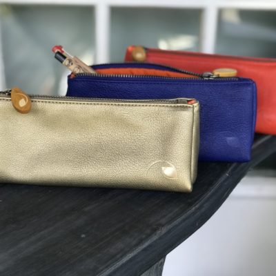 vegan leather makeup bag