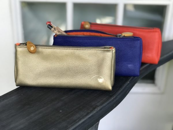 vegan leather makeup bag