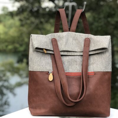 convertible backpack purse with luggage sleeve